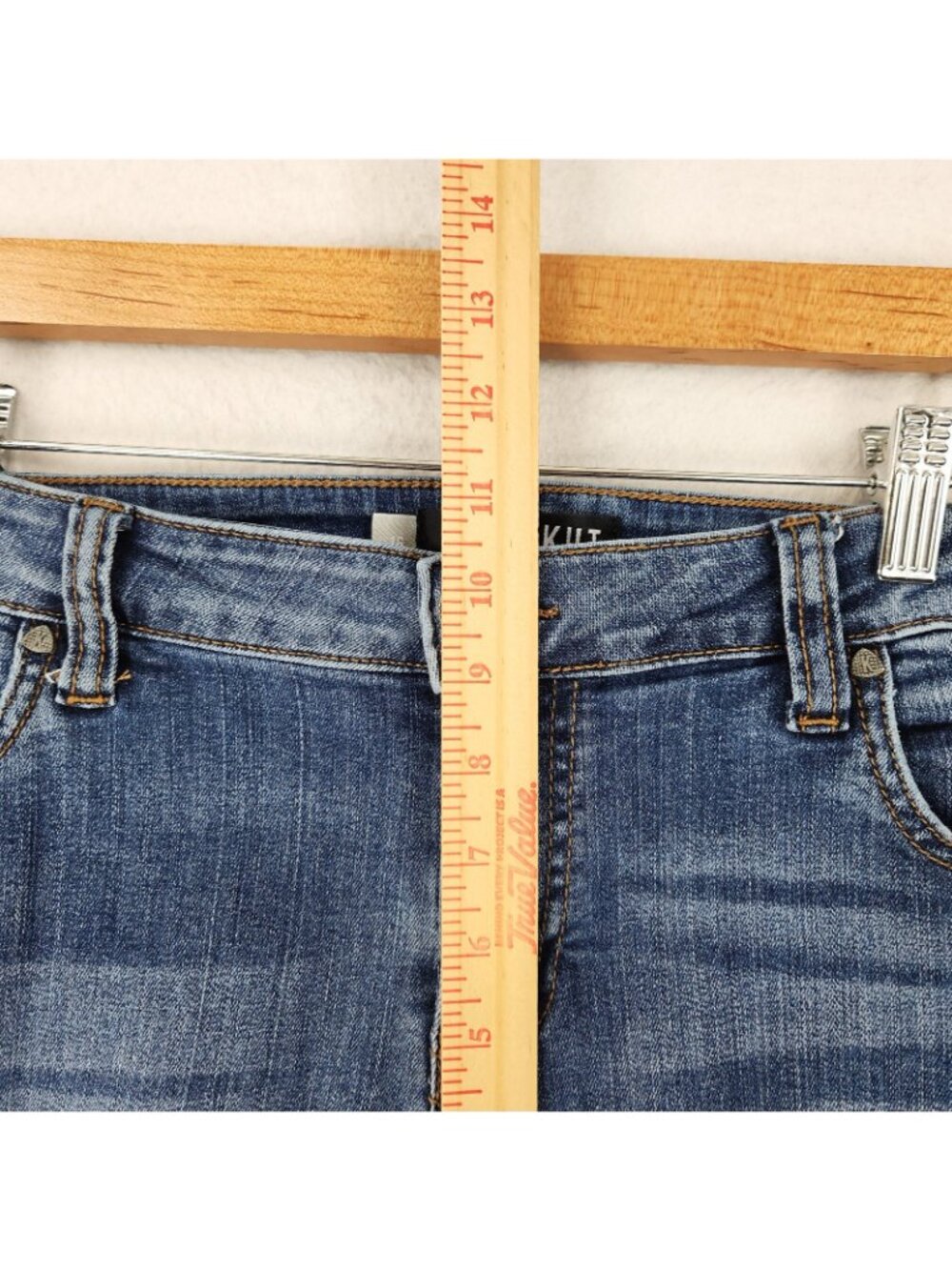 KUT From The Kloth Jeans Womens 16 Blue Connie Mid Rise Ankle Skinny Stretch - Picture 6 of 13